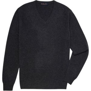 Brooks Brothers, Heren, Truien, Grijs, Maat: M Kasjmier,