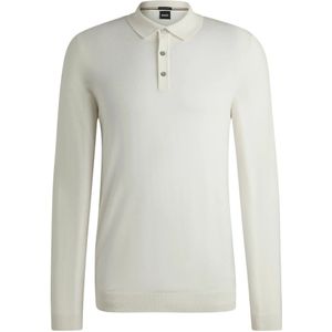 Boss, Heren, Tops, Wit, Maat: L Wol,