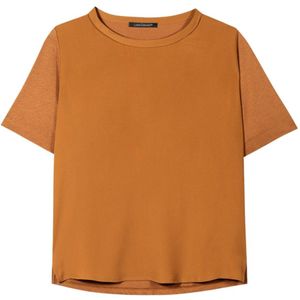 Luisa Cerano, Dames, Tops, Oranje, Maat: XL Zijde,