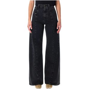 Maison Margiela, Dames, Jeans, Blauw, Maat: S Katoen,