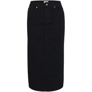 Part Two, Dames, Rokken, Zwart, Maat: M Denim,