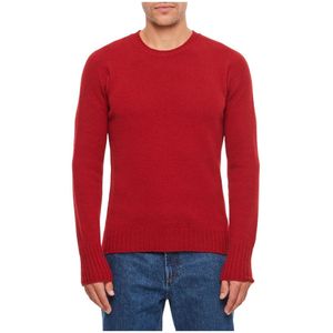 Drumohr, Heren, Truien, Rood, Maat: 3XL Wol,