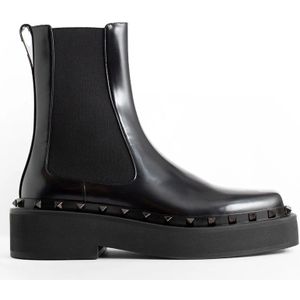 Valentino, Dames, Schoenen, Zwart, Maat: 37 1/2 EU Leer,