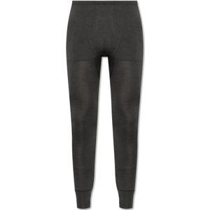 Hanro Lange onderbroek ' Woolen Silk '  donkerbruin