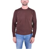 MC2 Saint Barth - Regent - Gebreide Trui - Bruin - Merinowol/Kasjmier Mix