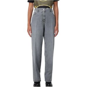 Versace, Dames, Jeans, Grijs, Maat: W28 Katoen,