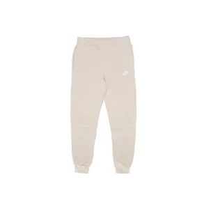 Nike Fleece Tracksuit Jogger Broek , Beige , Heren , Maat: L