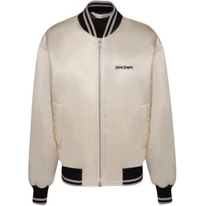 Palm Angels, Dames, Jassen, Beige, Maat: S Polyamide,