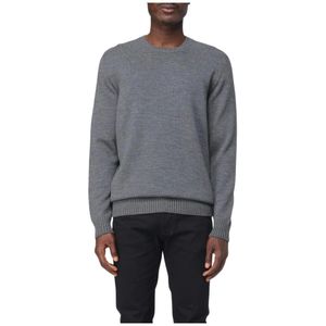 Drumohr, Heren, Truien, Grijs, Maat: L