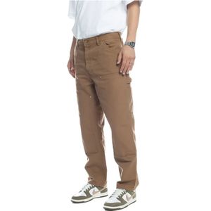Carhartt Wip, Heren, Broeken, Bruin, Maat: W31 L32 Katoen,
