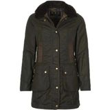 Barbour - Bower Wax Jacket - Damesjack - Groen - Gewaxt Katoen - Waterafstotend - Winddicht