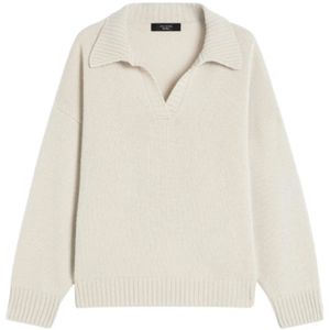 Max Mara, Dames, Truien, Wit, Maat: XS Wol,