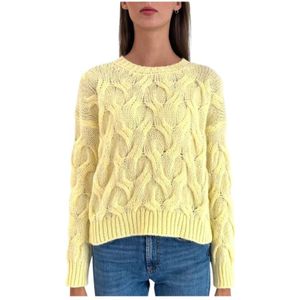 Roy Roger's, Dames, Truien, Geel, Maat: S Wol,