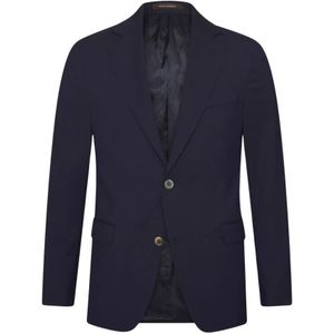 Oscar Jacobson, Heren, Jassen, Blauw, Maat: M Wol,