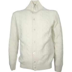 Cashmere Company, Heren, Truien, Wit, Maat: M Wol,