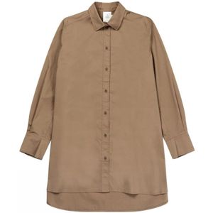 Munthe, Dames, Blouses & Shirts, Bruin, Maat: 2XS Katoen,