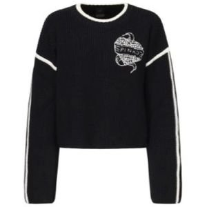 Pinko, Dames, Truien, Blauw, Maat: S