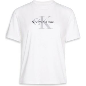 Calvin Klein - T-shirt - Wit - 100% Katoen