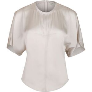 Isabel Marant, Dames, Blouses & Shirts, Beige, Maat: 2XS