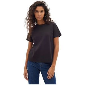 InWear, Dames, Tops, Zwart, Maat: S Katoen,