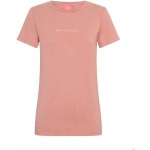 One Teaspoon, Dames, Tops, Roze, Maat: 2XS Katoen,