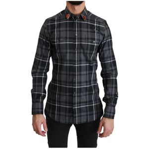 Dolce & Gabbana - Martini Dress Shirt - Grijs - Katoen