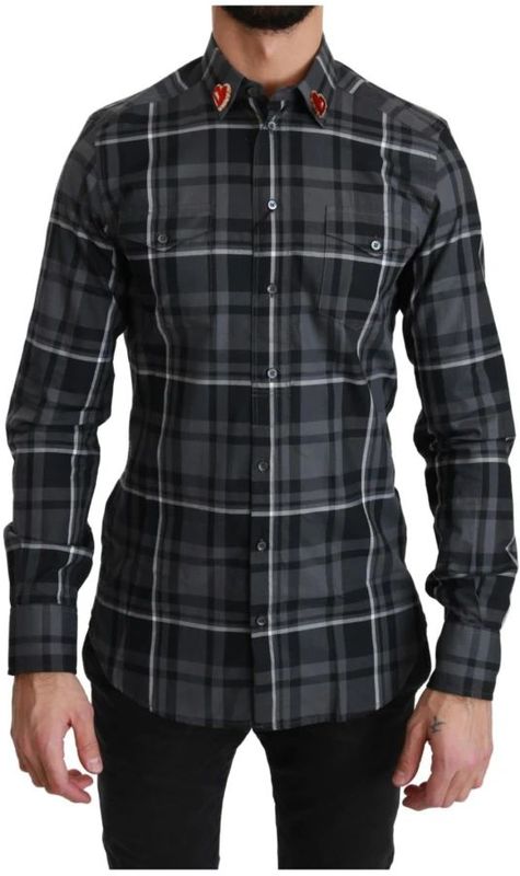 Dolce & Gabbana - Martini Dress Shirt - Grijs - Katoen