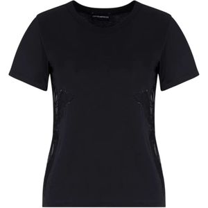 Emporio Armani, Dames, Tops, Zwart, Maat: XL