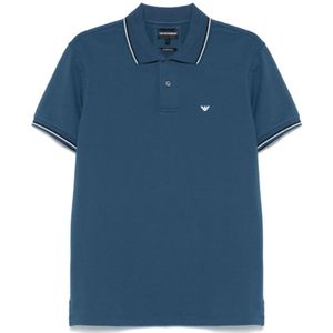 Emporio Armani, Heren, Tops, Blauw, Maat: 3XL
