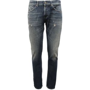 Dondup, Heren, Jeans, Blauw, Maat: W30 Katoen,