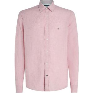 Tommy Hilfiger - Overhemd - Lichtgewicht Linnen - Blauw