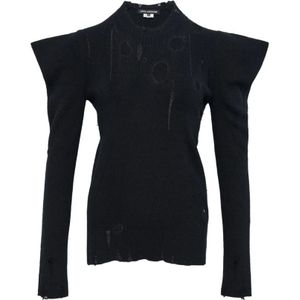 Junya Watanabe, Dames, Truien, Zwart, Maat: M Wol,