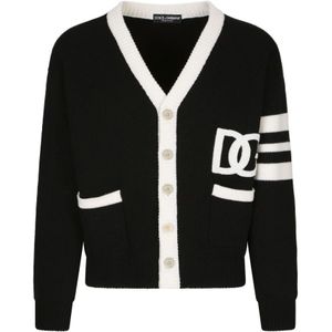 Dolce & Gabbana, Heren, Truien, Zwart, Maat: XS