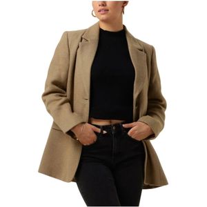 Modström, Dames, Jassen, Beige, Maat: L Poliester,