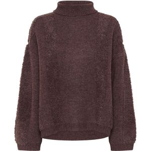 Karen by Simonsen, Dames, Truien, Bruin, Maat: M Wol,