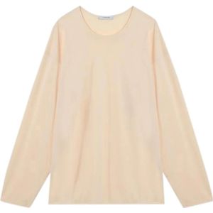 Lemaire, Heren, Tops, Beige, Maat: L Katoen,