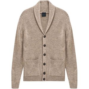 Bugatti, Heren, Truien, Beige, Maat: L