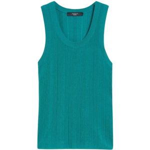 Weekend Max Mara, Dames, Tops, Groen, Maat: XS Katoen,