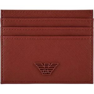 Emporio Armani, Heren, Accessoires, Oranje, Maat: ONE Size Leer,