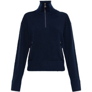 Victoria Beckham, Dames, Truien, Blauw, Maat: L Kasjmier,