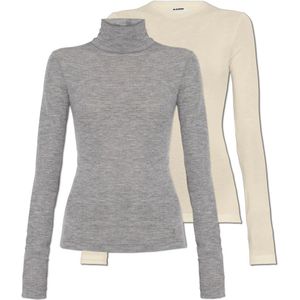 Jil Sander, Dames, Tops, Veelkleurig, Maat: M Wol,