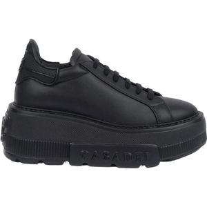 Casadei, Dames, Schoenen, Zwart, Maat: 36 1/2 EU Leer,