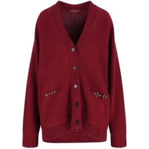 Gucci, Dames, Truien, Rood, Maat: S