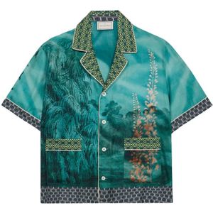 Pierre-Louis Mascia, Heren, Overhemden, Veelkleurig, Maat: XS Zijde,