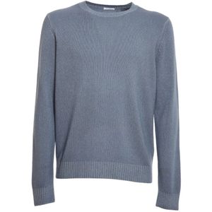 Malo, Heren, Truien, Blauw, Maat: S Kasjmier,