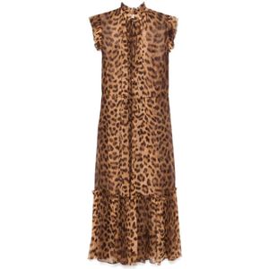 Zimmermann, Dames, Jurken, Bruin, Maat: S