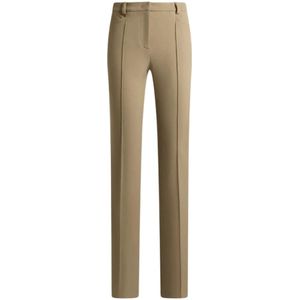 Etro, Dames, Broeken, Beige, Maat: S Polyamide,