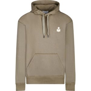Isabel Marant, Heren, Sweatshirts & Hoodies, Bruin, Maat: S Katoen,