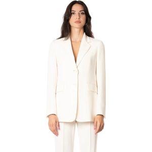 Max Mara Studio, Dames, Jassen, Geel, Maat: L Leer,