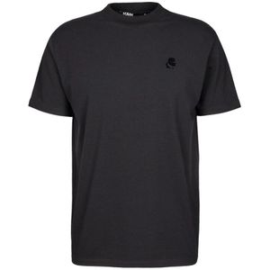 Karl Lagerfeld, Heren, Tops, Zwart, Maat: M Vinyl,